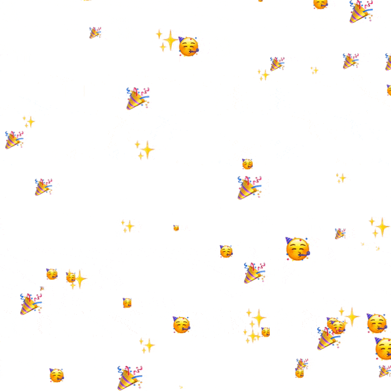 Emoji falling